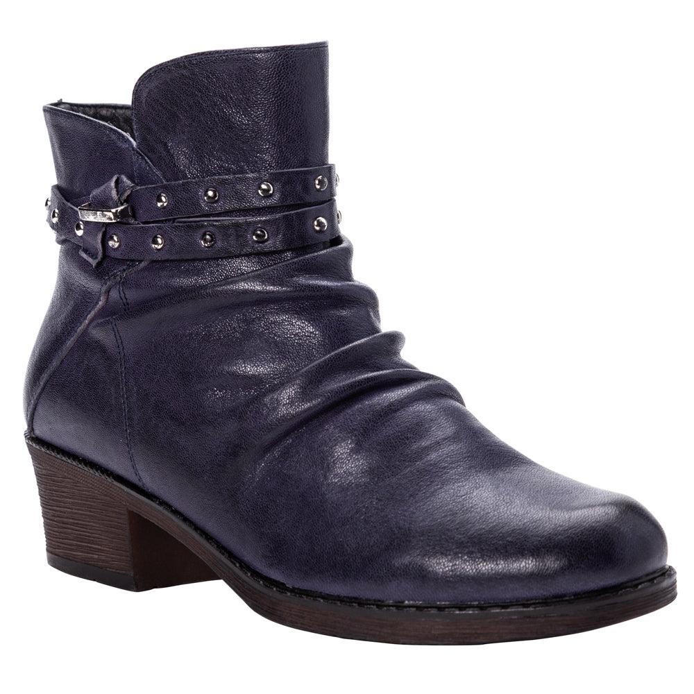 Propet Roxie Studded Round Toe Zippered Booties