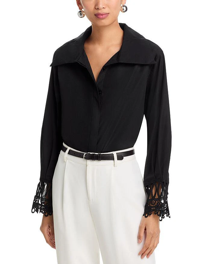 Gracia Lace Sleeve Shirt