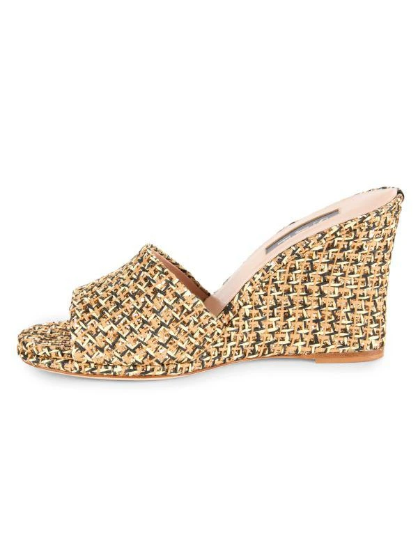 SJP by Sarah Jessica Parker Kit Raffia Wedge Mules 4