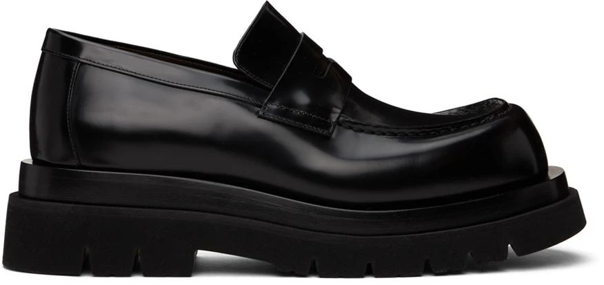 Bottega Veneta Black Lug Loafer 1