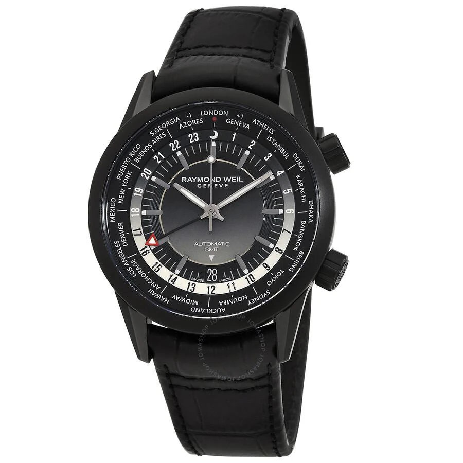 Raymond Weil Frelancer GMT Automatic Black Dial Men's Watch 2765-BKC-20001 1