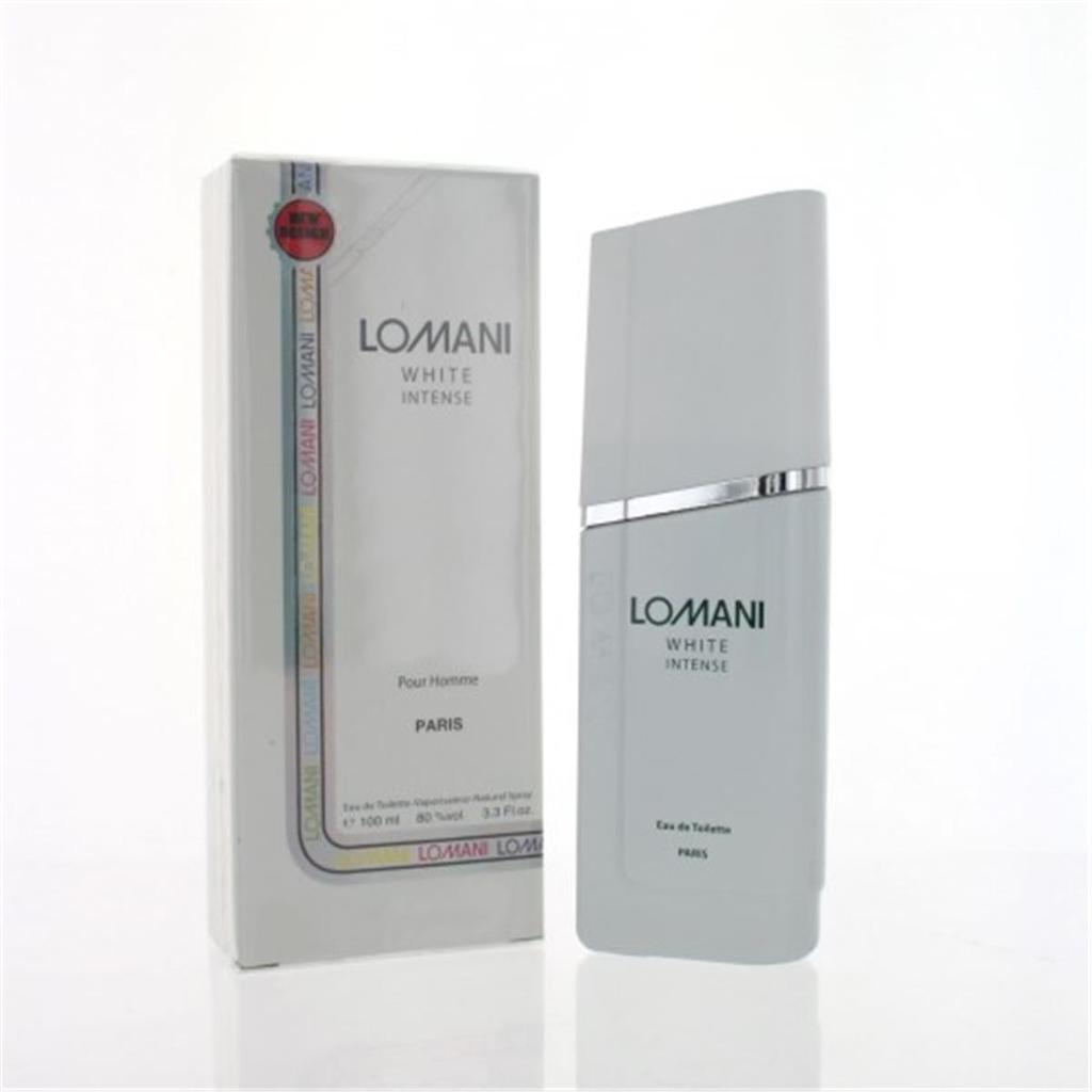 LOMANI 3.3 oz White Intense Eau De Toilette Spray for Men
