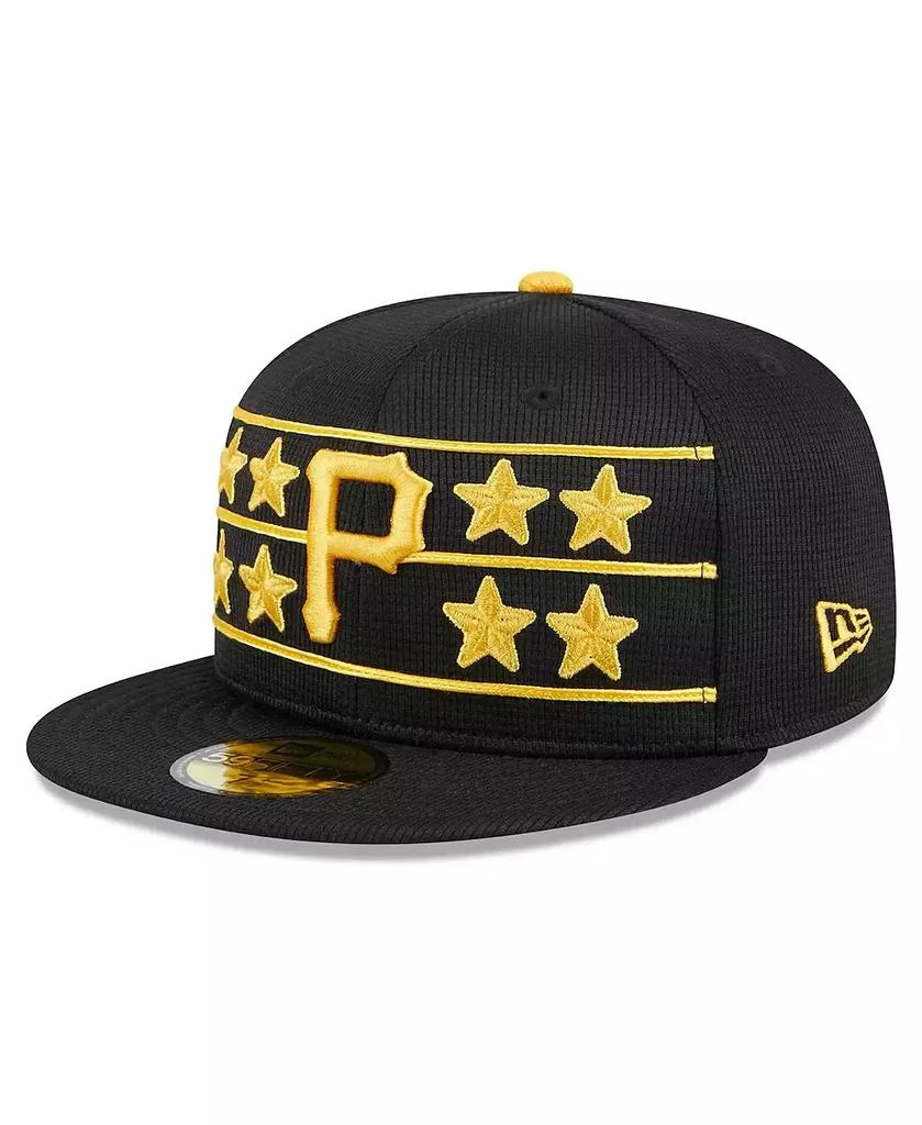 New Era Men's Black Pittsburgh Pirates 2024 Batting Practice 59FIFTY Fitted Hat 1
