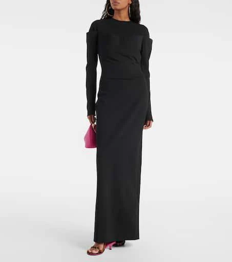 Jacquemus Sabre jersey maxi dress 2