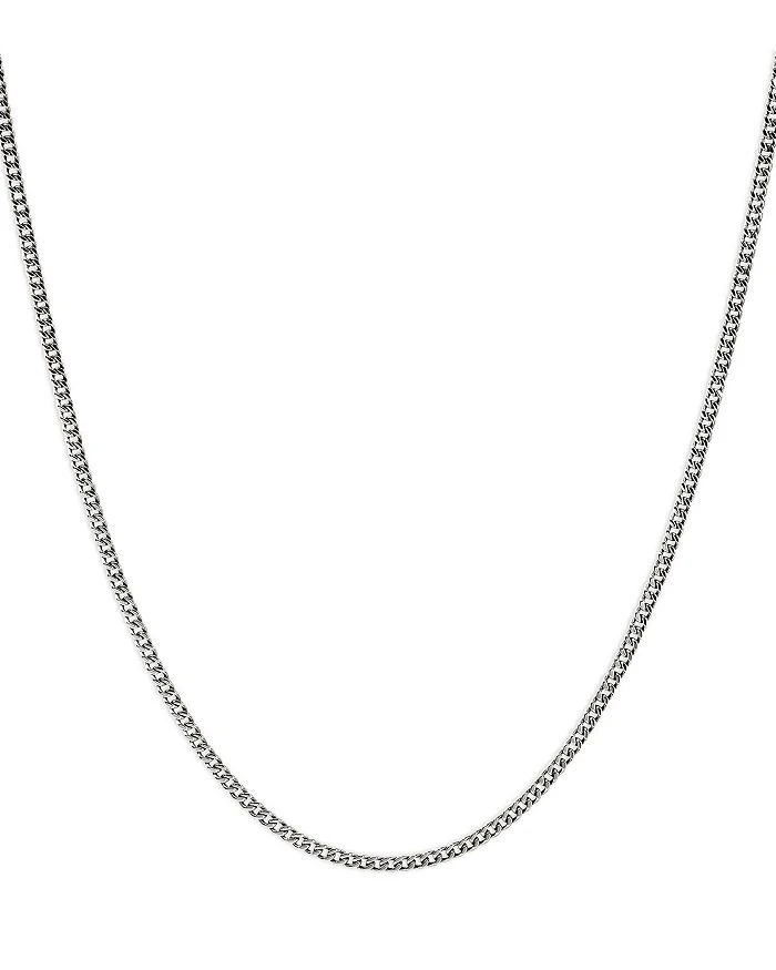 John Hardy Sterling Silver 2.1mm Curb Chain Necklace, 22/24"