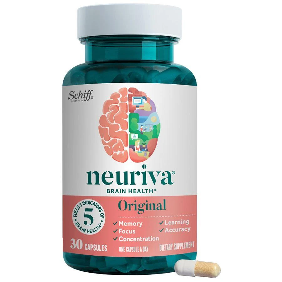 Neuriva Brain Health Supplement, Support for Memory, Focus, Concentration and Learning 1