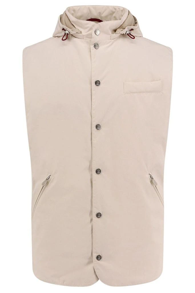 Brunello Cucinelli Water-Resistant Hooded Gilet
