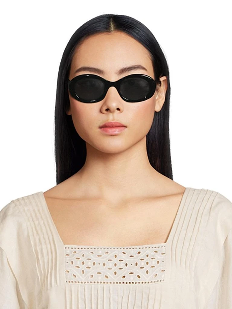Celine Triomphe 52MM Oval Sunglasses 2