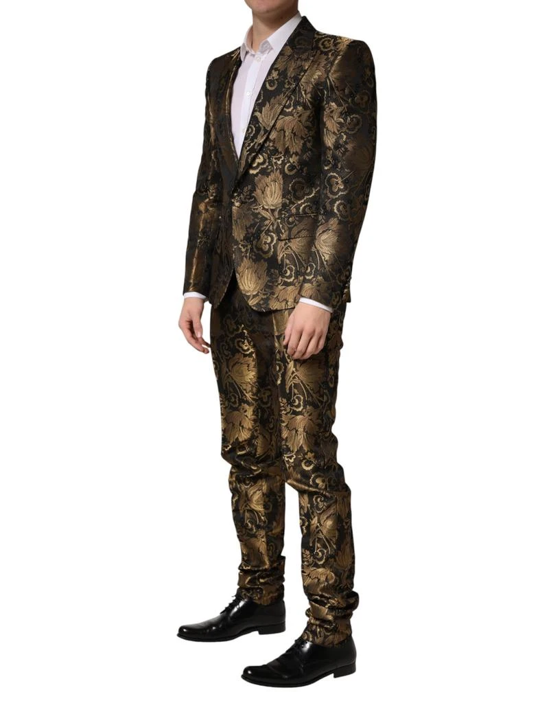 Dolce 
Gabbana Jacquard Single Breasted 2PC Men
s Suit 2