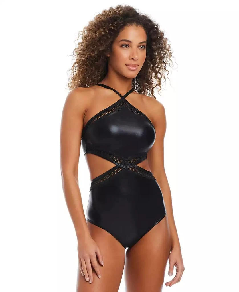 Bar III Women's Midnight Boho One-Piece Swimsuit, Exclusively at Macy's 1