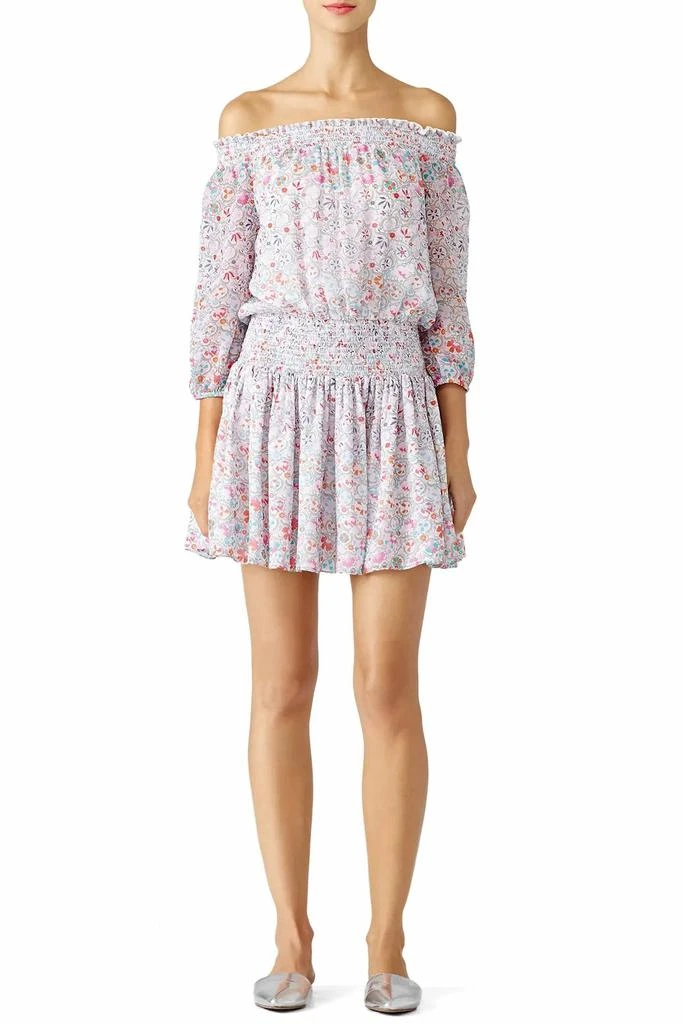danielle guizio mesh dress Guizio Lyla Twist Dress Brown / XXS