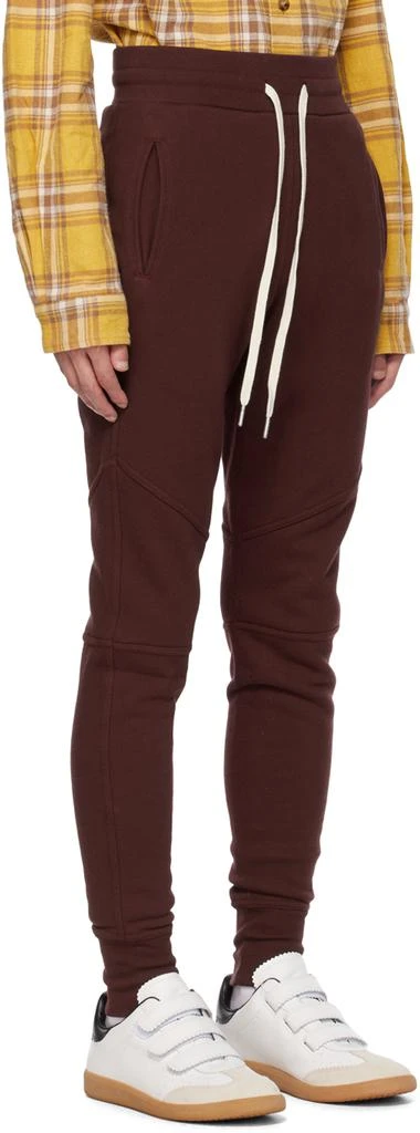 John Elliott Burgundy Escobar Sweatpants 2
