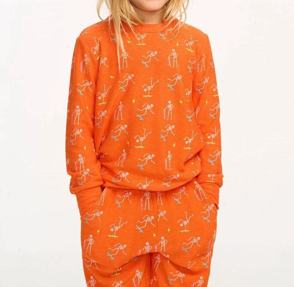 Chaser Chaser - Kid's Skater Skeleton Top 1