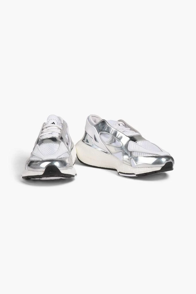 Adidas Ultraboost 22 mesh, faux mirrored-leather and stretch-knit sneakers 2