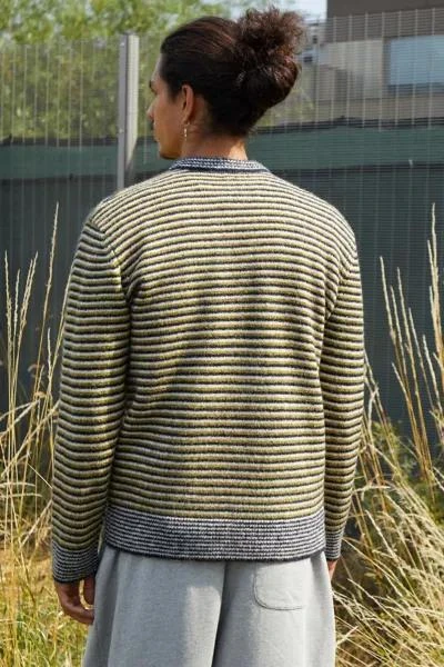BDG BDG Blue & Green Stripe Knit Sweater 5