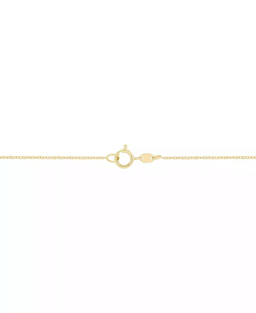 Italian Gold Lightning Bolt 18" Pendant Necklace in 10k Gold 4