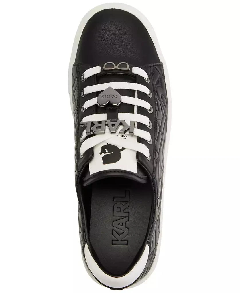 Karl Lagerfeld Paris Cate Karl Box Lace-Up Low-Top Sneakers 4