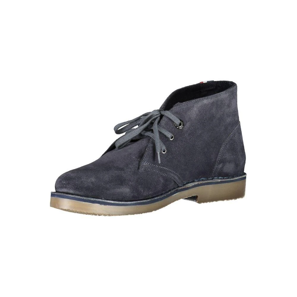 U.S. POLO ASSN. Blue Leather Men Ankle Boot 3