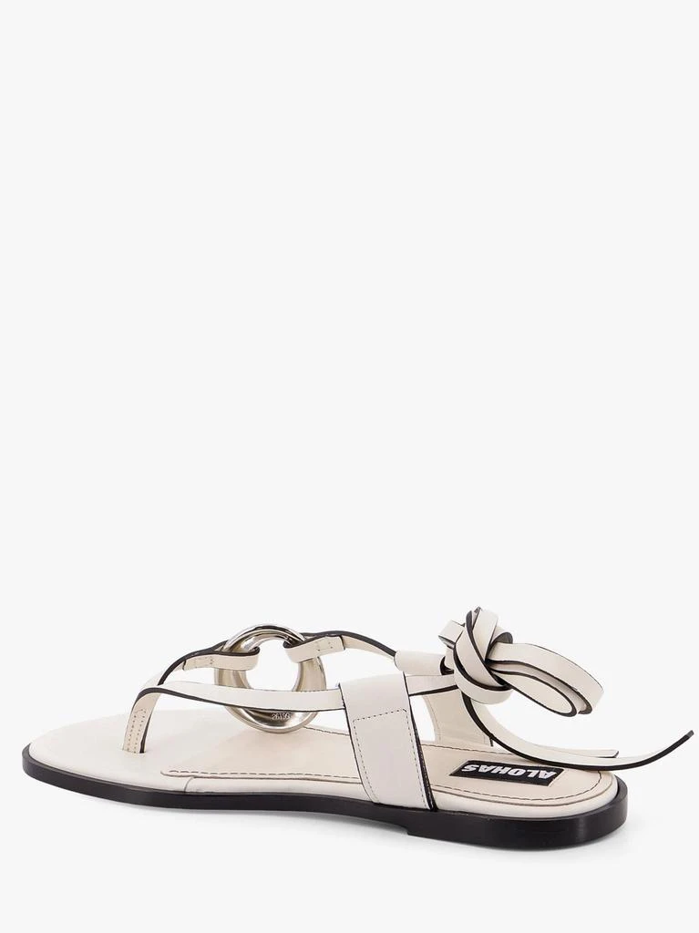 ALOHAS Morosia leather thong sandals with metal ring 3