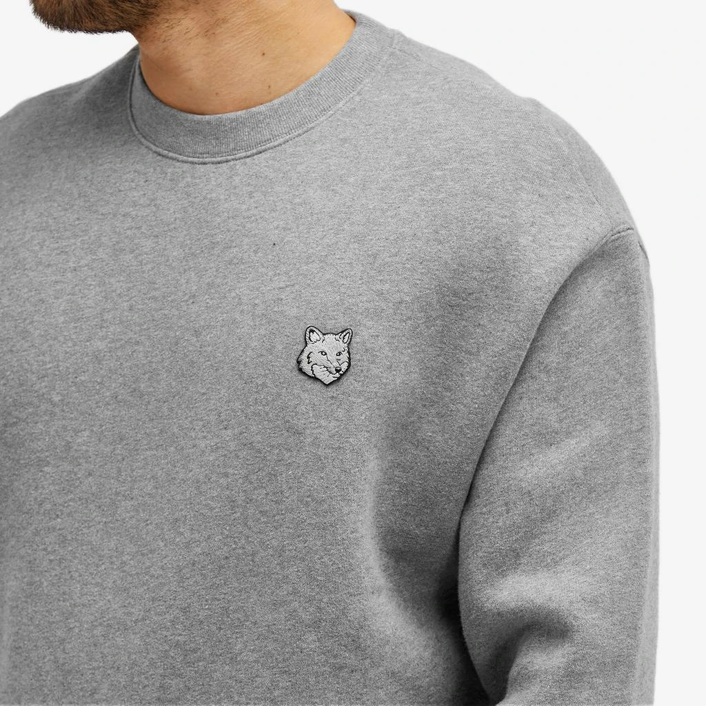 Maison Kitsune Maison Kitsune Bold Fox Head Patch Comfort Crew Sweat 5