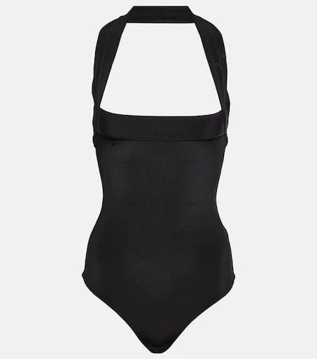 Khaite Sola crêpe jersey bodysuit 1