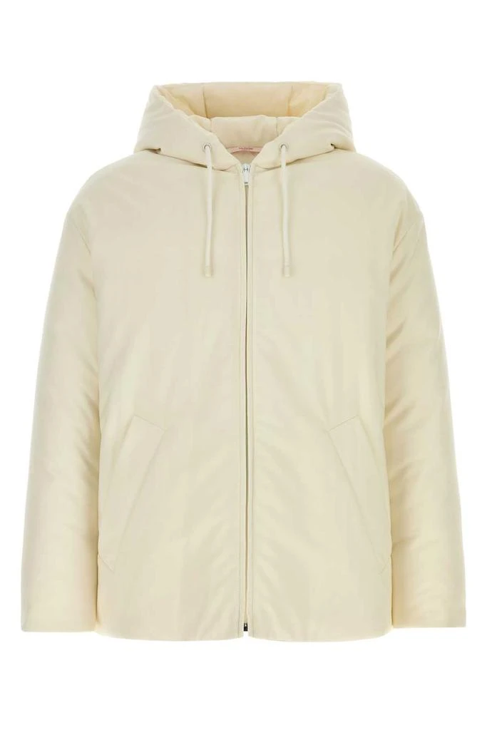 Valentino Ivory Wool Blend Padded Jacket 1
