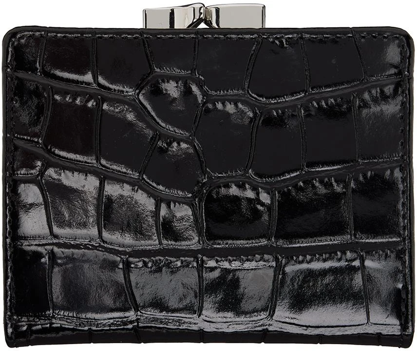 Vivienne Westwood Black Small Frame Wallet 2