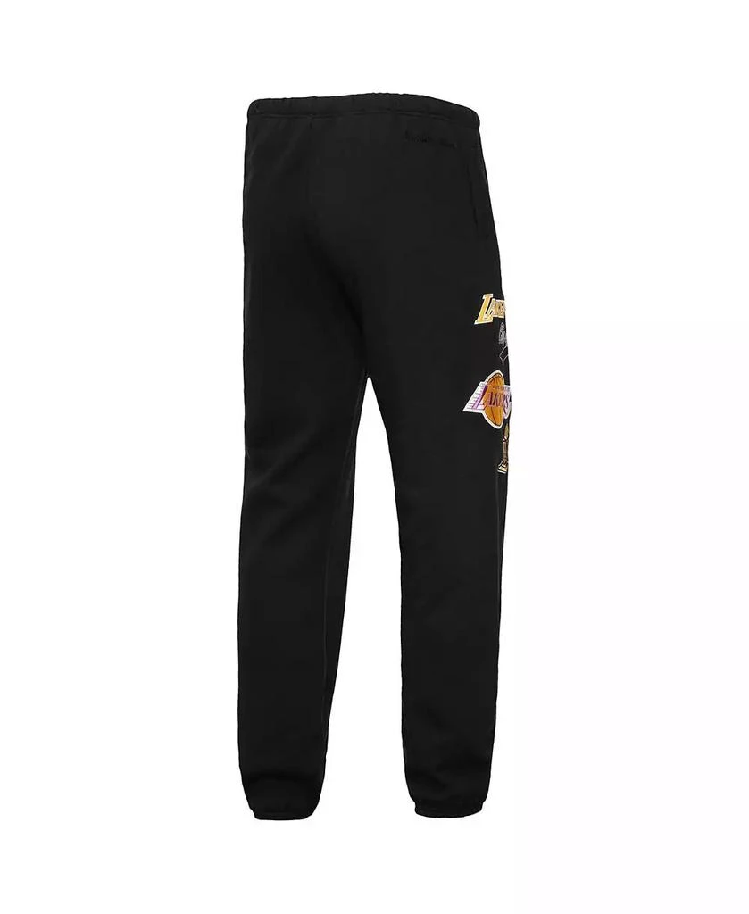Mitchell & Ness Men's Black Los Angeles Lakers Champs City Fleece Jogger Pants 4