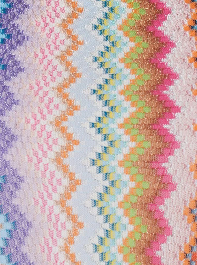 Missoni Multicolor Jumpsuit With All-Over Zig Zag Pattern In Lamé Viscose Woman 3