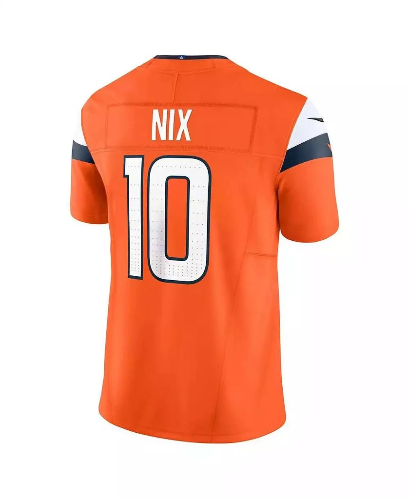 NIKE Men's Bo Nix Orange Denver Broncos Vapor F.U.S.E. Limited Jersey 3