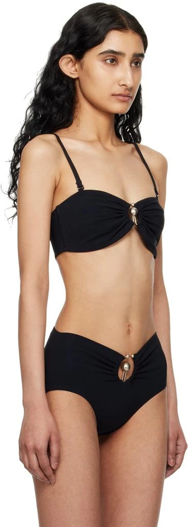 Christopher Esber Black Prong Bikini Top 2