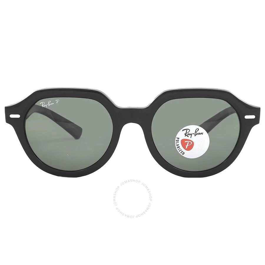 Ray-Ban Gina Polarized Green Square Unisex Sunglasses RB4399 901/58 53 1