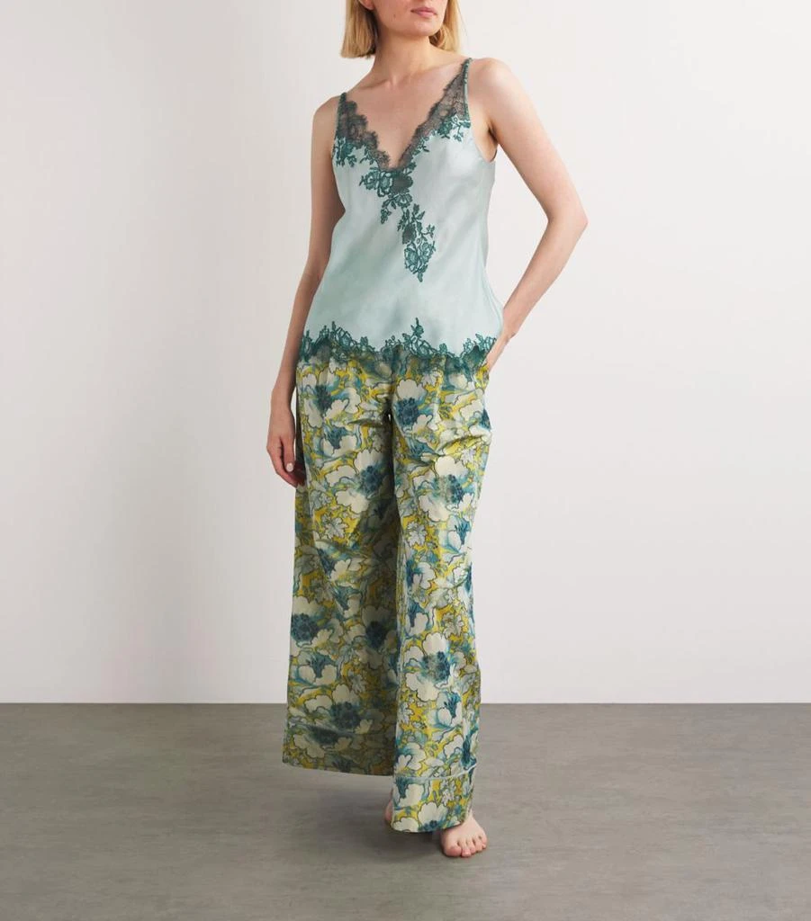 Carine Gilson Silk Lace-Detail Camisole 2