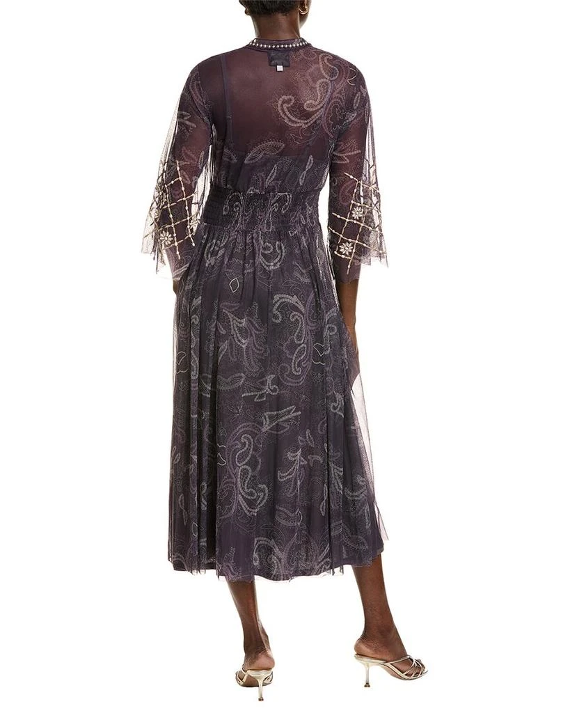 chinese dress ladies Women's Pink Tye Pleated Maxi Dress