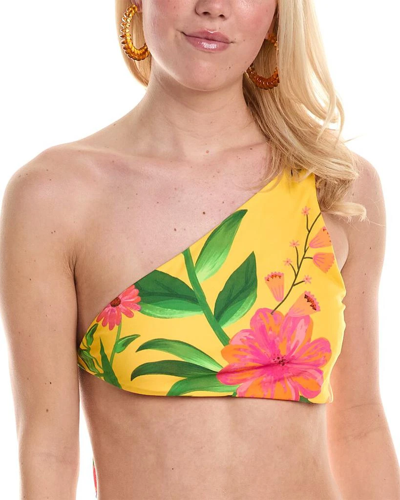 Farm Rio Romantic Garden One-Shoulder Top 1