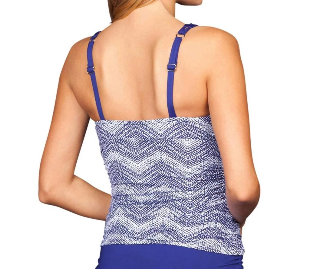 Badgley Mischka Badgley Mischka - Shirred Tankini Top 2