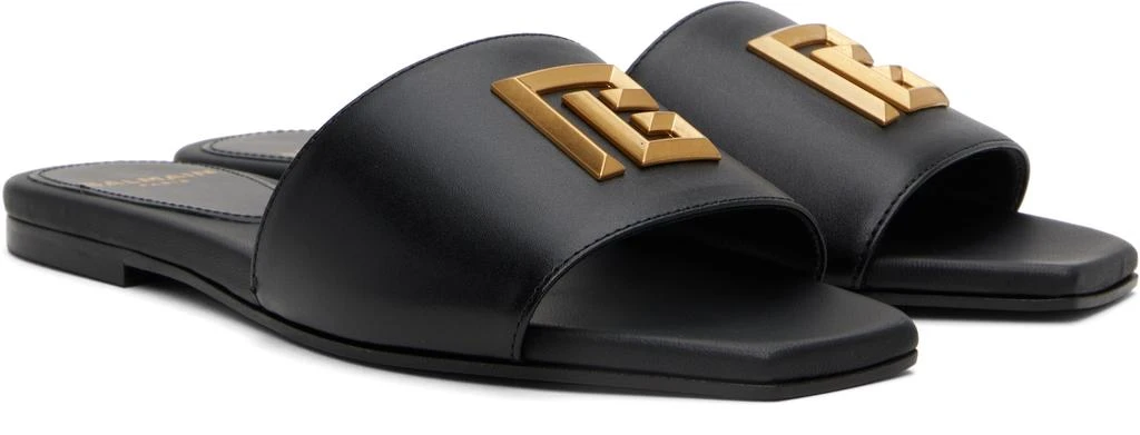 Balmain Black Dafne PB Sandals 4
