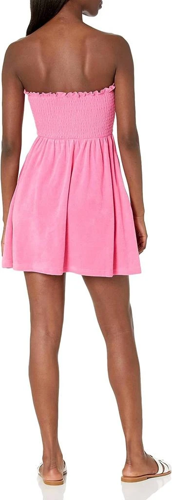 NIA Smocked Terry Dress In Pink 2
