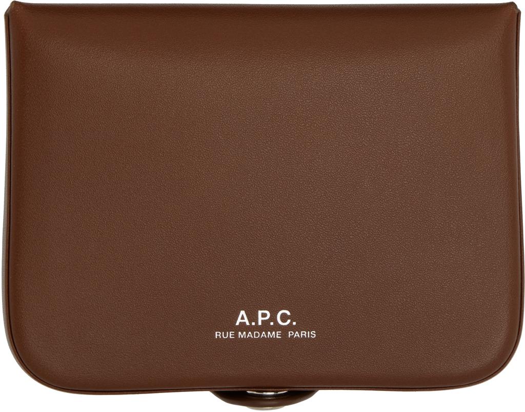 A.P.C｜HALF-LENGTH WALLETS (Emmanuelle Compact Wallet (P Emmanuel compact wallet - Spanish Leather - Black - Small