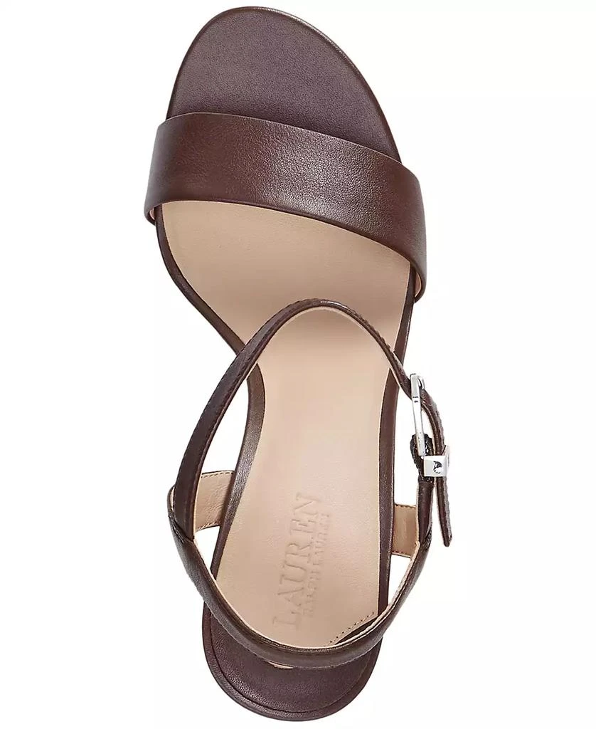 Ralph Lauren Women's Gwen Ankle-Strap Dress Sandals 4