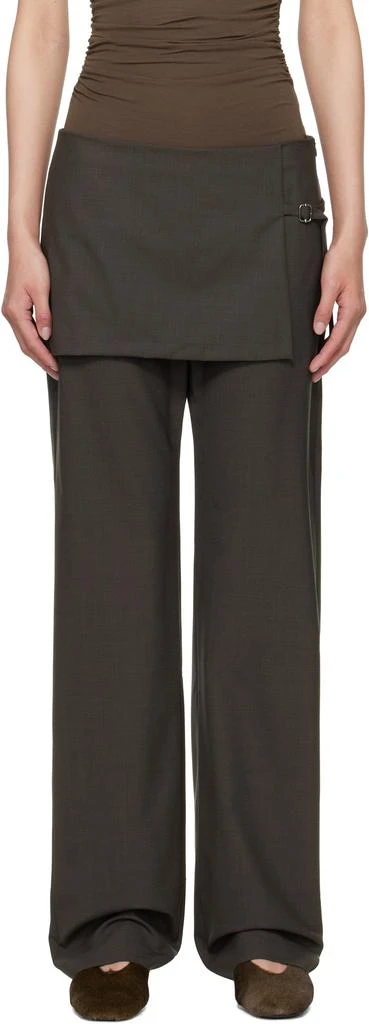 Paloma Wool Brown Archive Trousers 1
