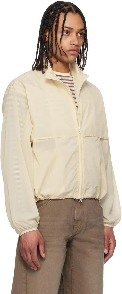 COOR Beige Pinched Layered Windbreaker Jacket 2