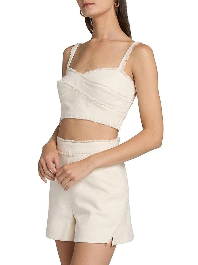 AMUR Trinity Fringe Cotton Bra Top 4