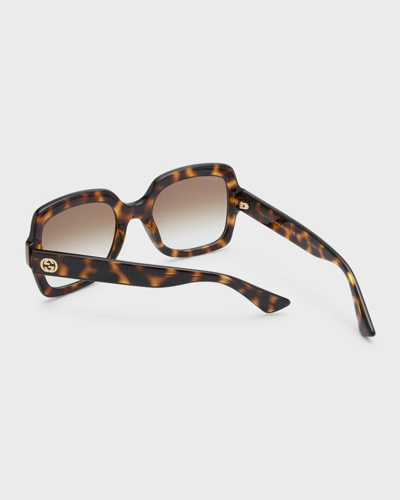 Gucci Gradient GG Square Injection Plastic Sunglasses 2