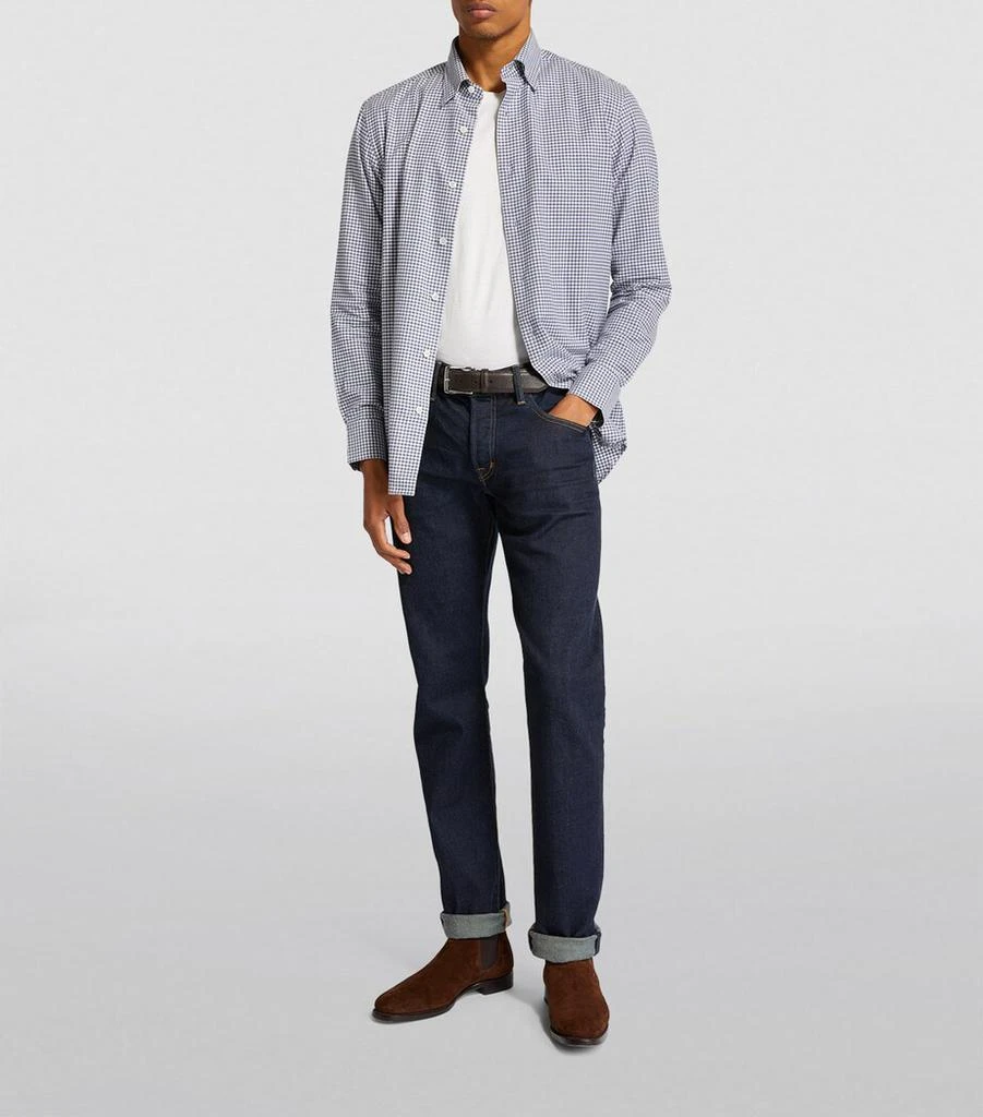 Brioni Cotton Check Shirt 2