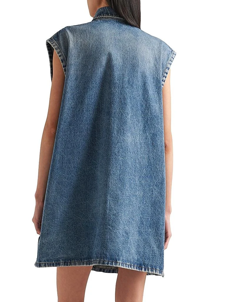 white christmas dresses Prada oversized denim shirt – Les Enfants d'Edouard main image 1