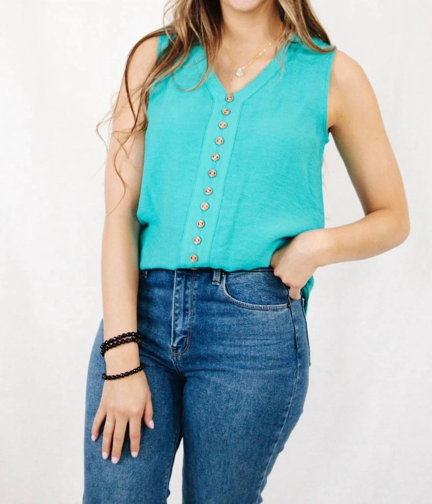Papillon Papillon - Sleeveless Button Blouse 2