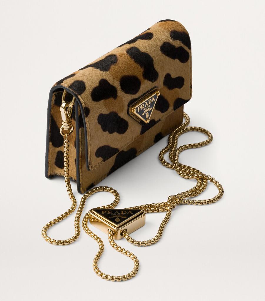 【関税＆送料込み】Prada Calf Hair Leopard Print Card Holde Prada Calf Hair Leopard Print Card Holder - Bags - BeyondStyle