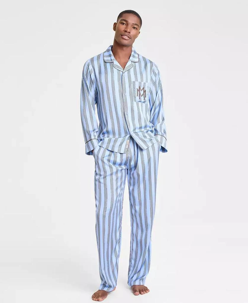 Disney | Macy's Men's Mickey Mouse Satin Pajamas Sleep Set, Macy's Exclusive 1