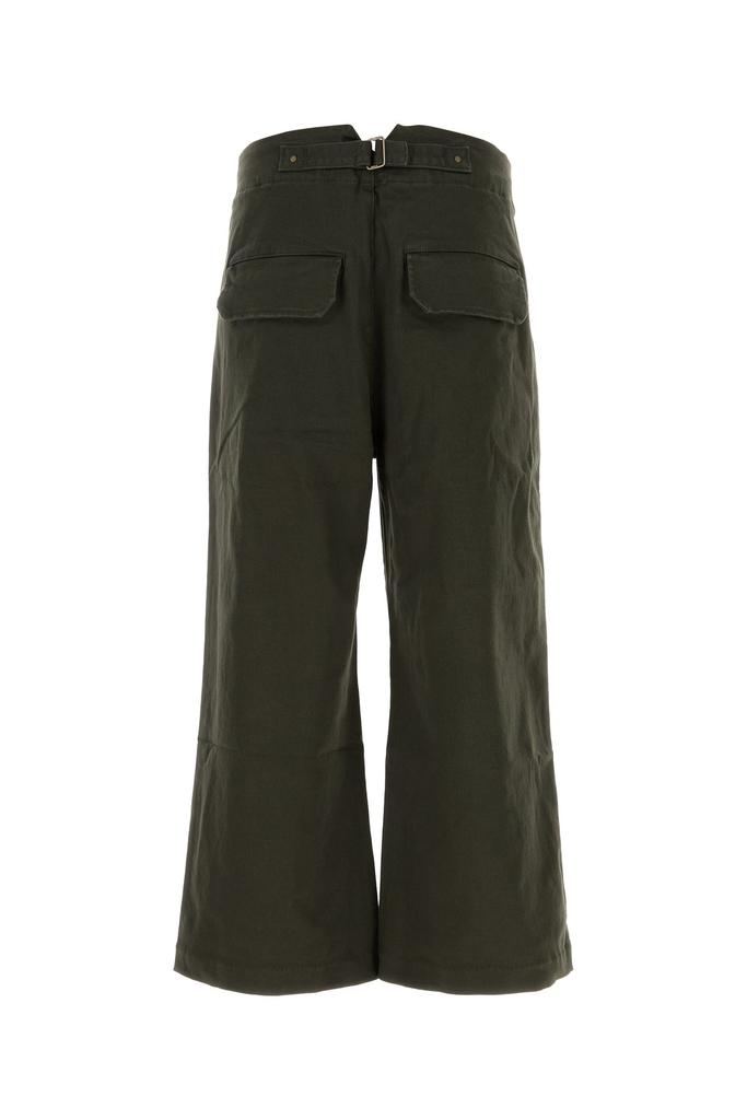 Entire Studios Olive green stretch cotton pant